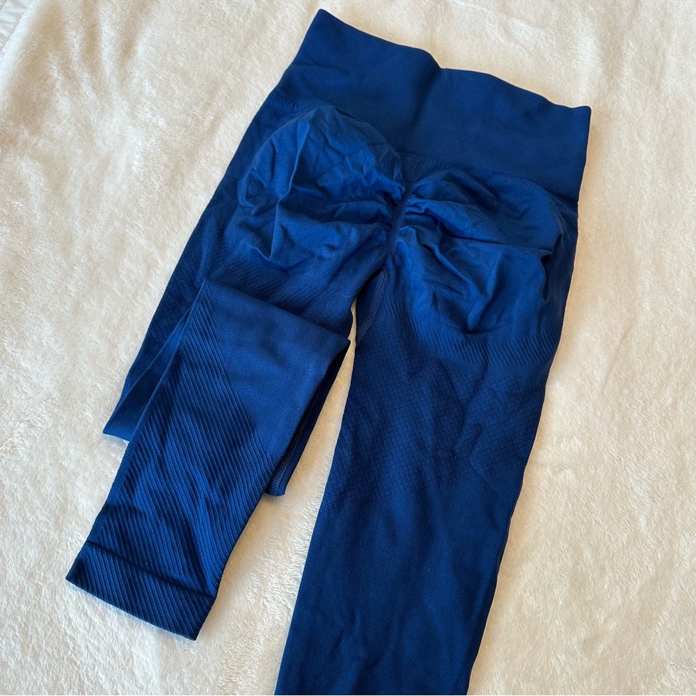 Blue Gym Leggings